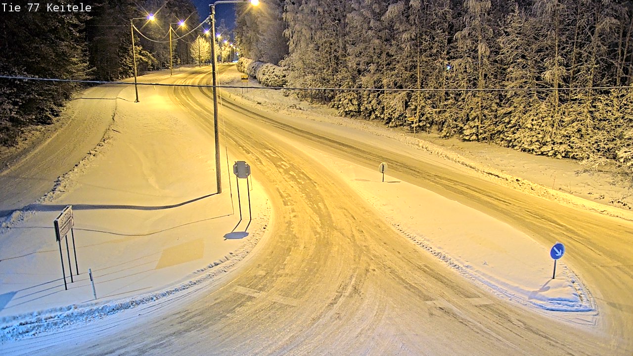Weather Camera Image Väg 77 Keitele, Keitele, Pohjois-Savo