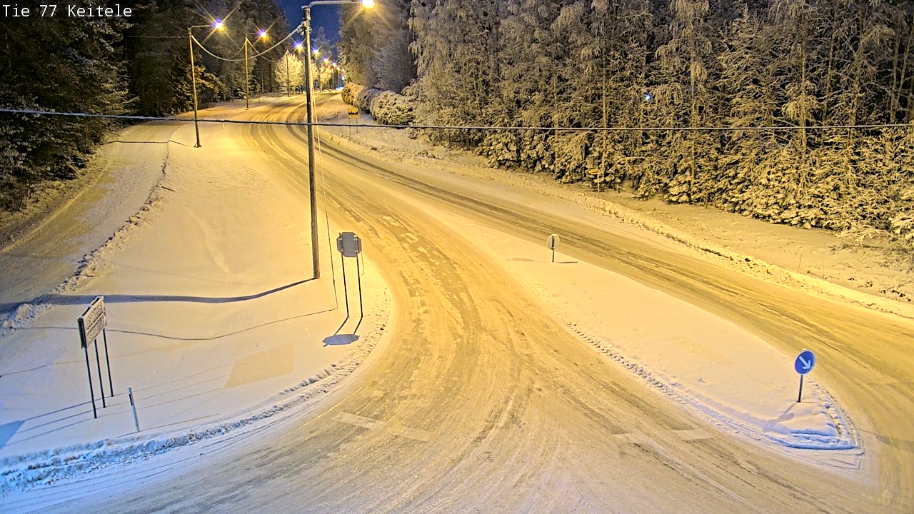 Weather Camera Image Väg 77 Keitele, Keitele, Pohjois-Savo