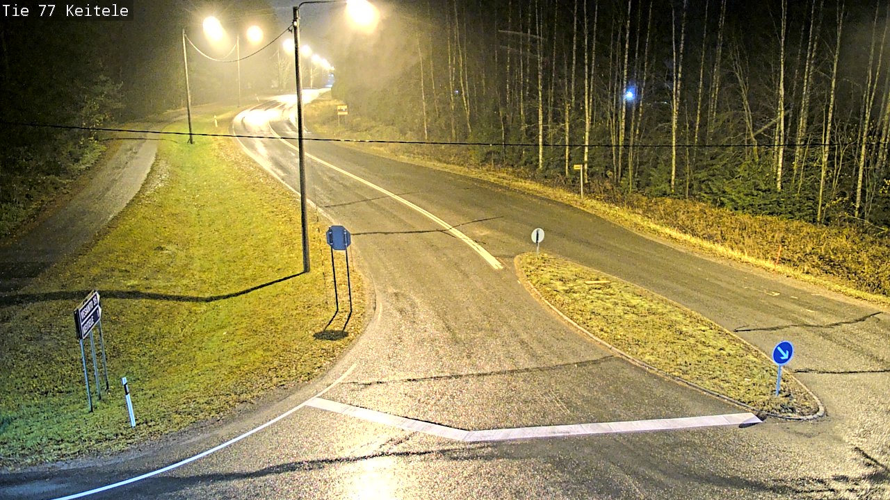Weather Camera Image Road 77 Keitele, Keitele, Pohjois-Savo
