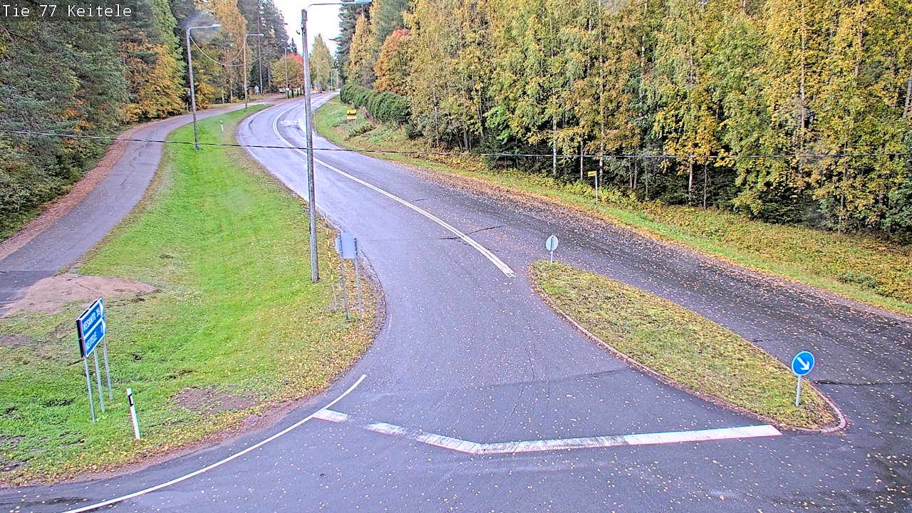 Weather Camera Image Road 77 Keitele, Keitele, Pohjois-Savo