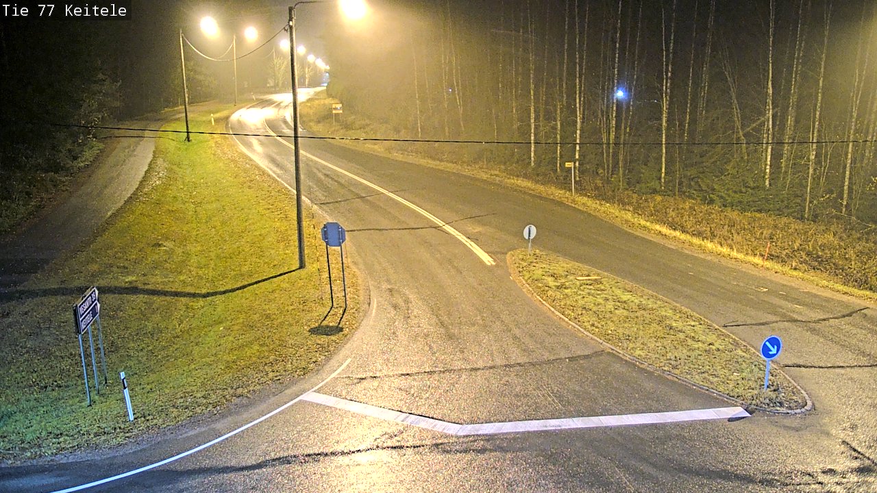 Weather Camera Image Road 77 Keitele, Keitele, Pohjois-Savo