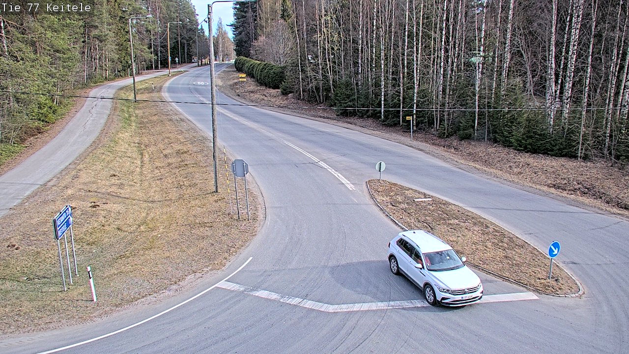 Weather Camera Image Road 77 Keitele, Keitele, Pohjois-Savo