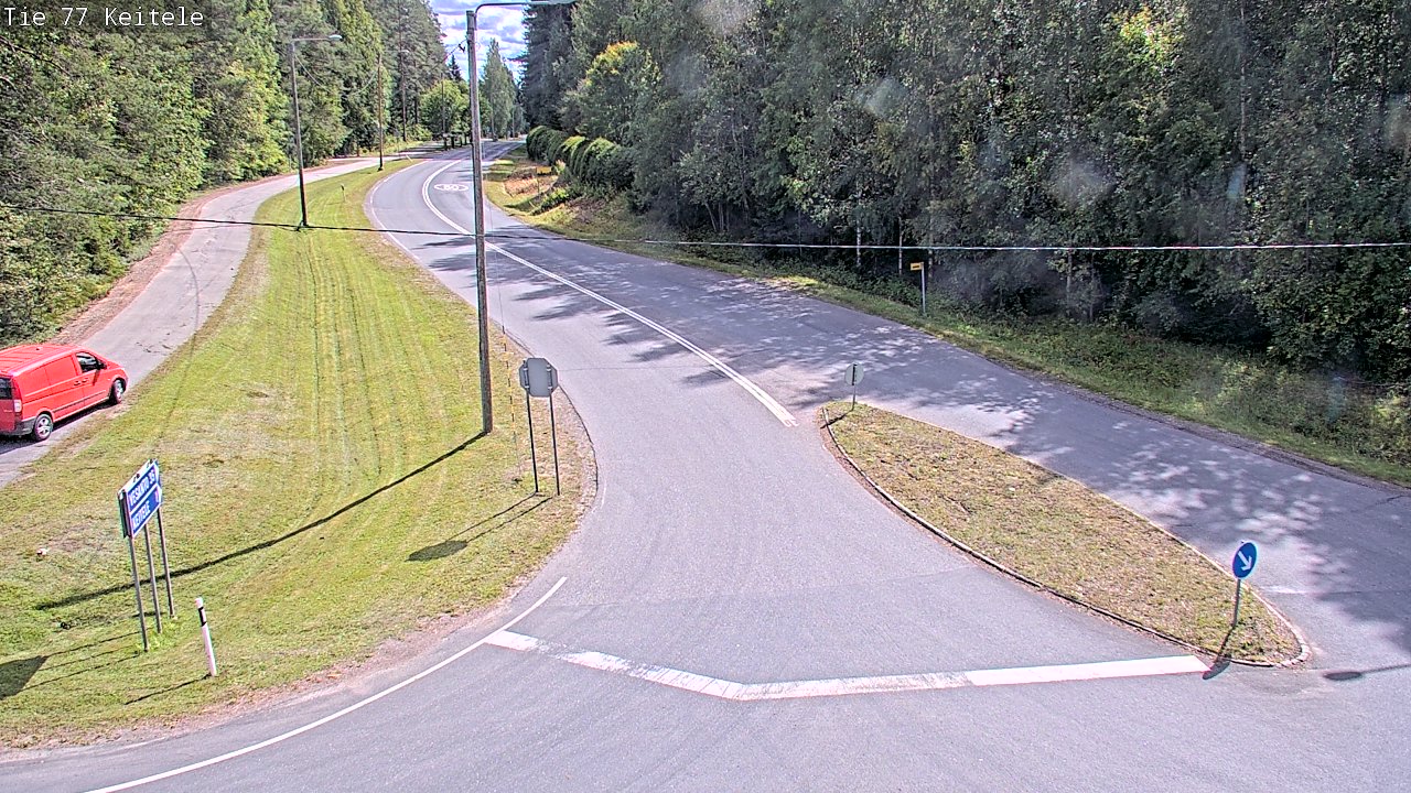 Weather Camera Image Väg 77 Keitele, Keitele, Pohjois-Savo