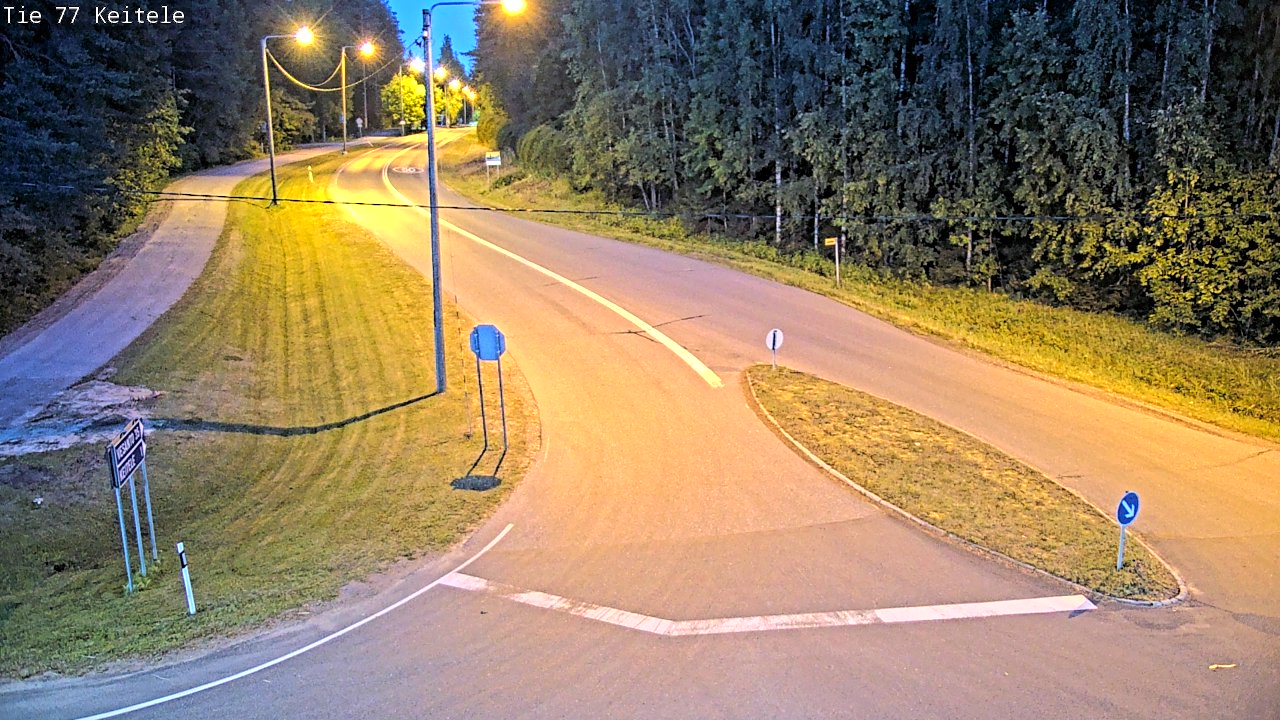 Weather Camera Image Väg 77 Keitele, Keitele, Pohjois-Savo