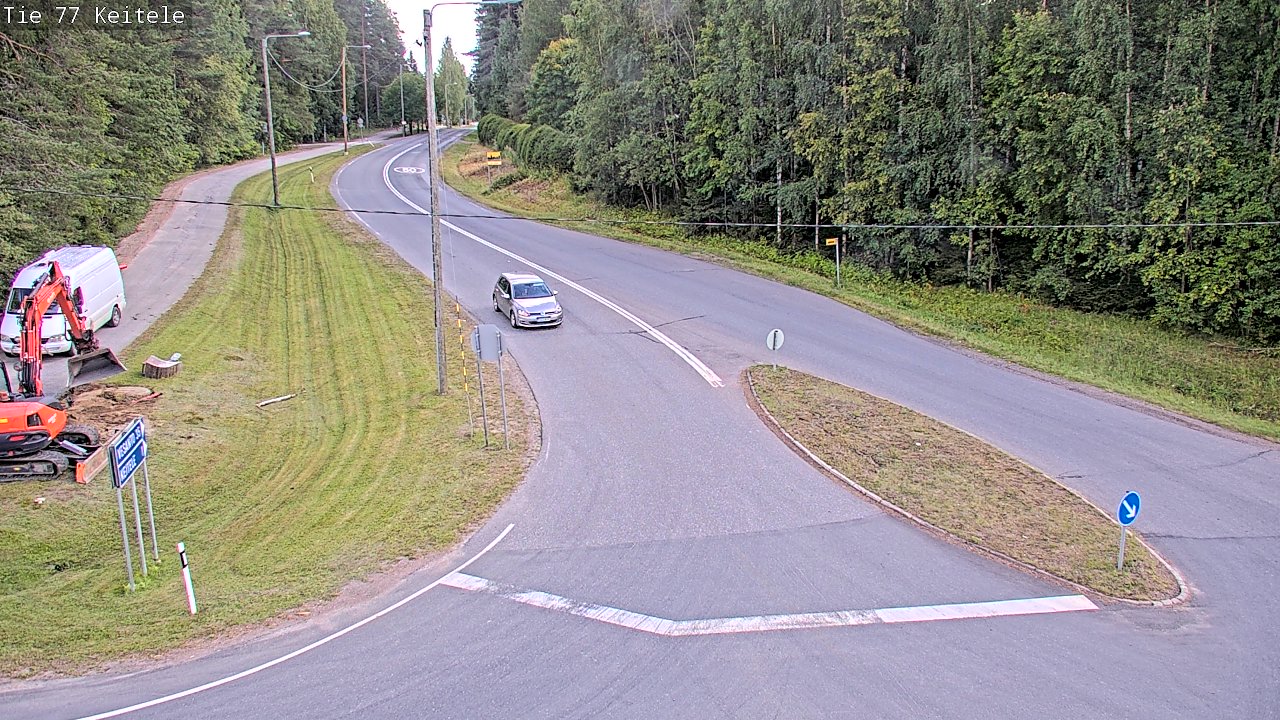 Weather Camera Image Väg 77 Keitele, Keitele, Pohjois-Savo