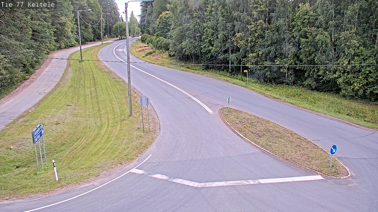 Weather Camera Image Väg 77 Keitele, Keitele, Pohjois-Savo