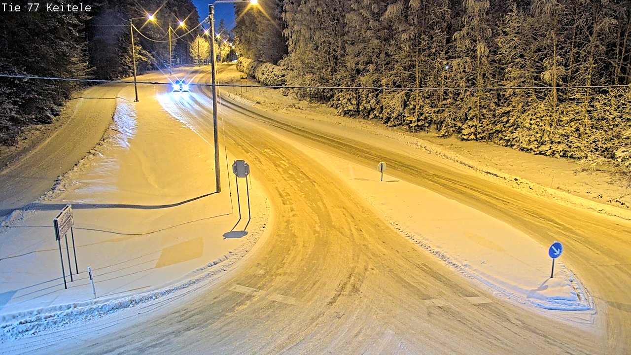 Weather Camera Image Road 77 Keitele, Keitele, Pohjois-Savo