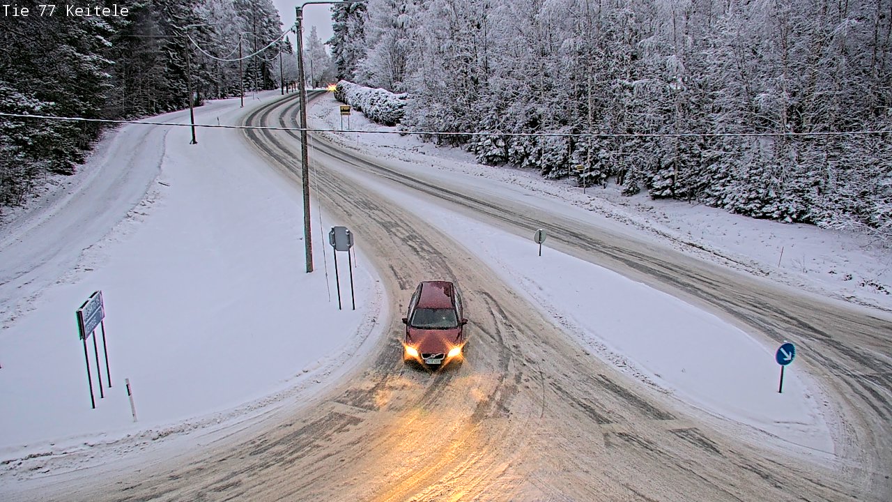 Kelikamerat Kuva Tie 77 Keitele, Keitele, Pohjois-Savo