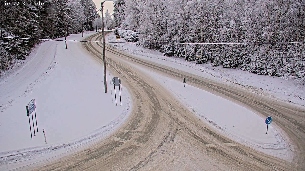 Weather Camera Image Väg 77 Keitele, Keitele, Pohjois-Savo