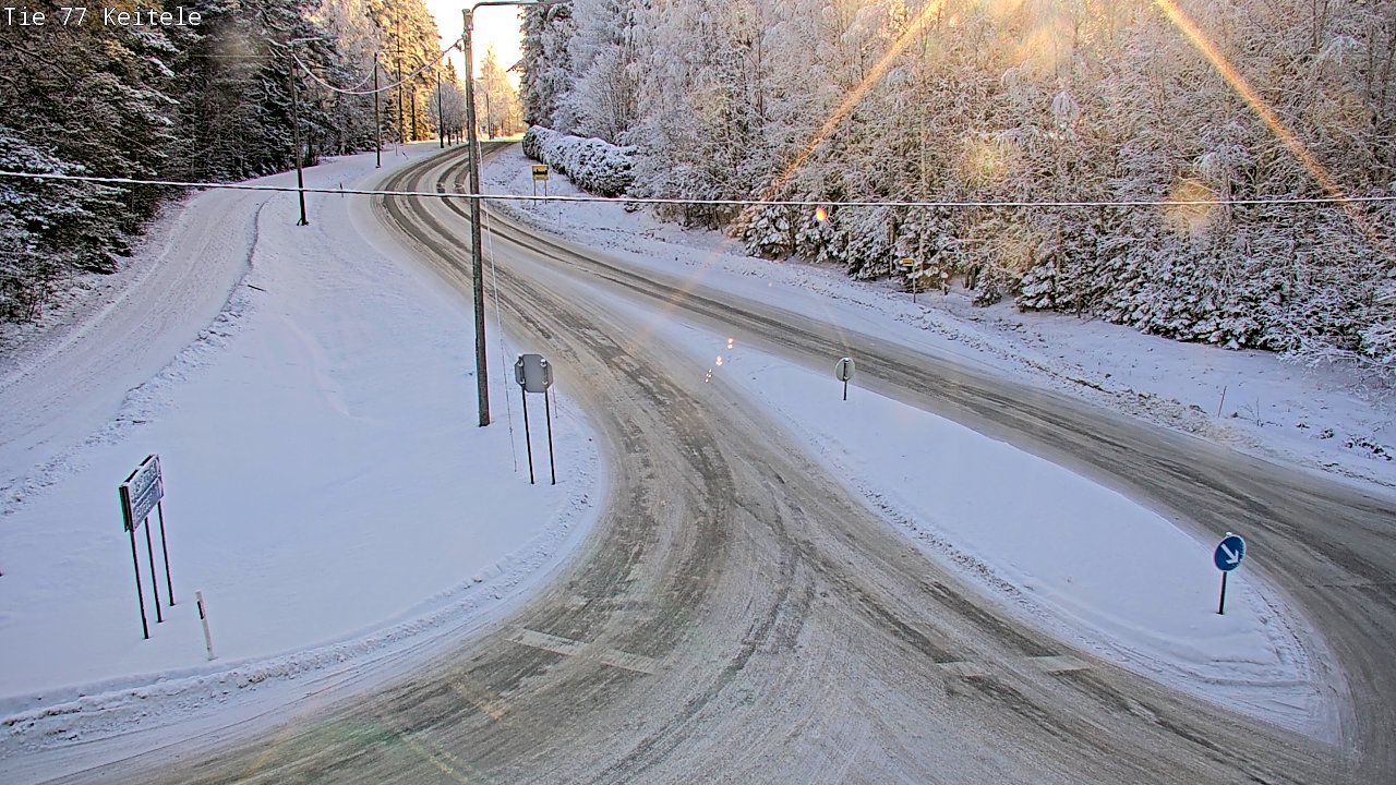 Weather Camera Image Väg 77 Keitele, Keitele, Pohjois-Savo