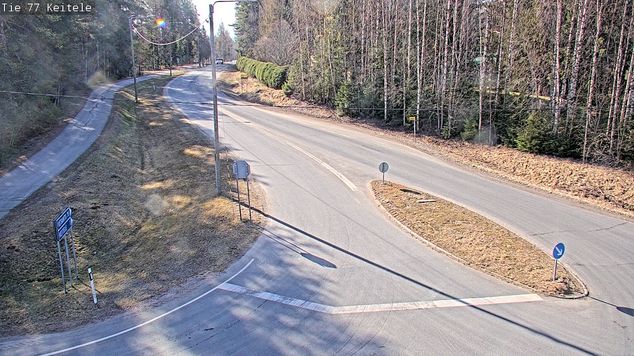 Weather Camera Image Road 77 Keitele, Keitele, Pohjois-Savo