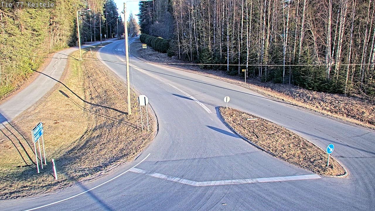 Weather Camera Image Road 77 Keitele, Keitele, Pohjois-Savo
