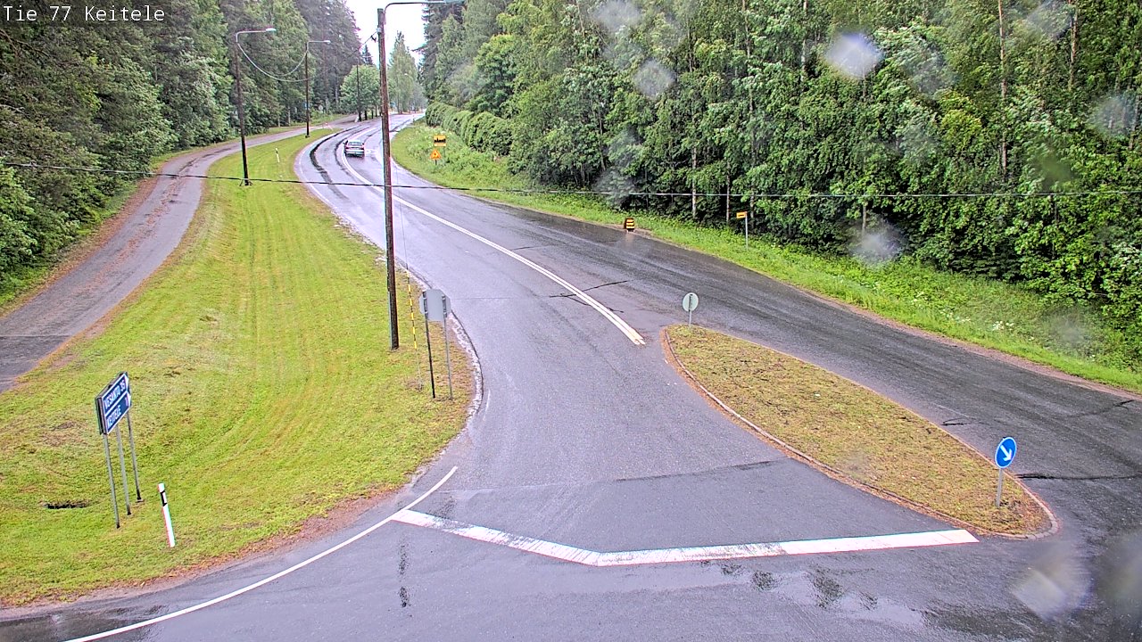 Weather Camera Image Road 77 Keitele, Keitele, Pohjois-Savo