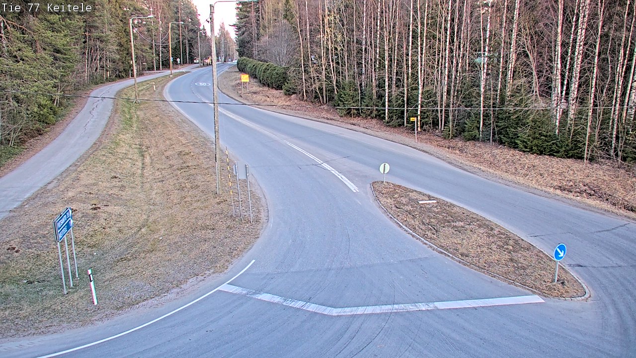 Weather Camera Image Road 77 Keitele, Keitele, Pohjois-Savo