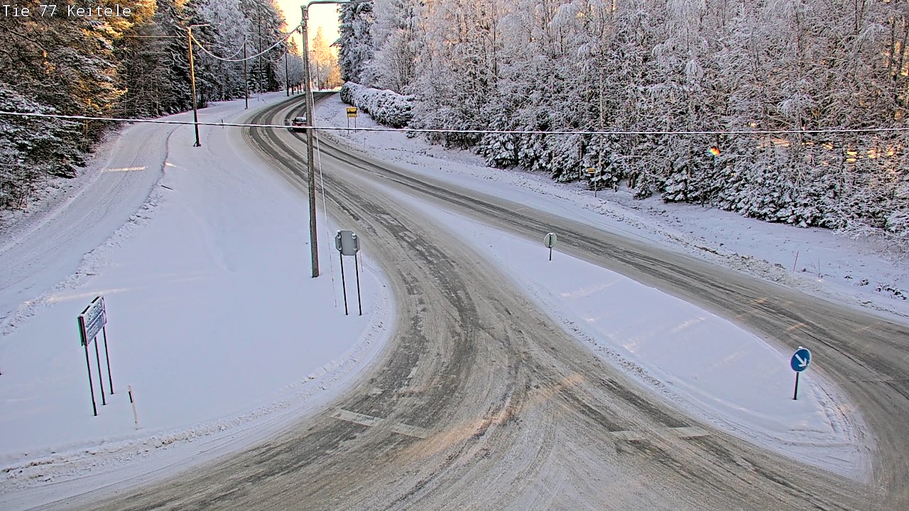 Weather Camera Image Väg 77 Keitele, Keitele, Pohjois-Savo