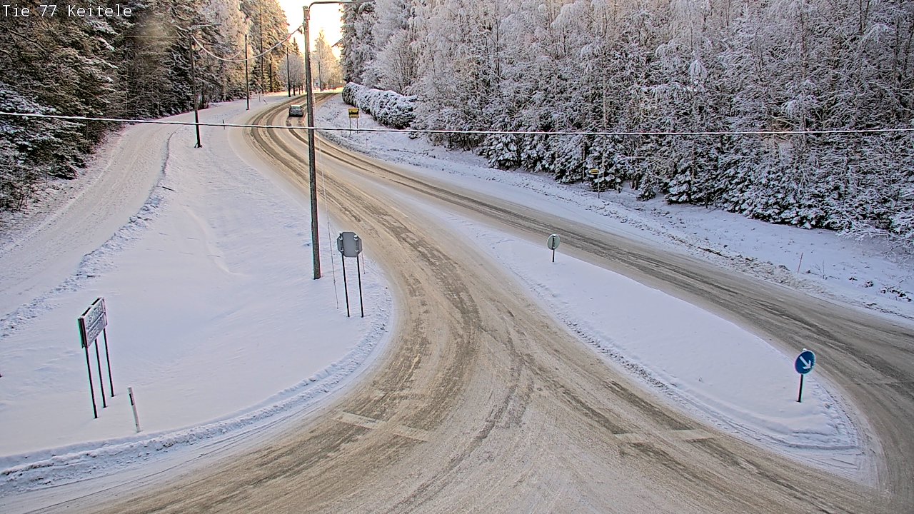 Weather Camera Image Väg 77 Keitele, Keitele, Pohjois-Savo