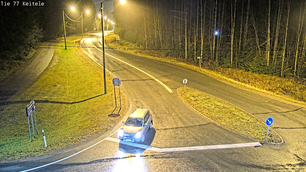 Weather Camera Image Road 77 Keitele, Keitele, Pohjois-Savo