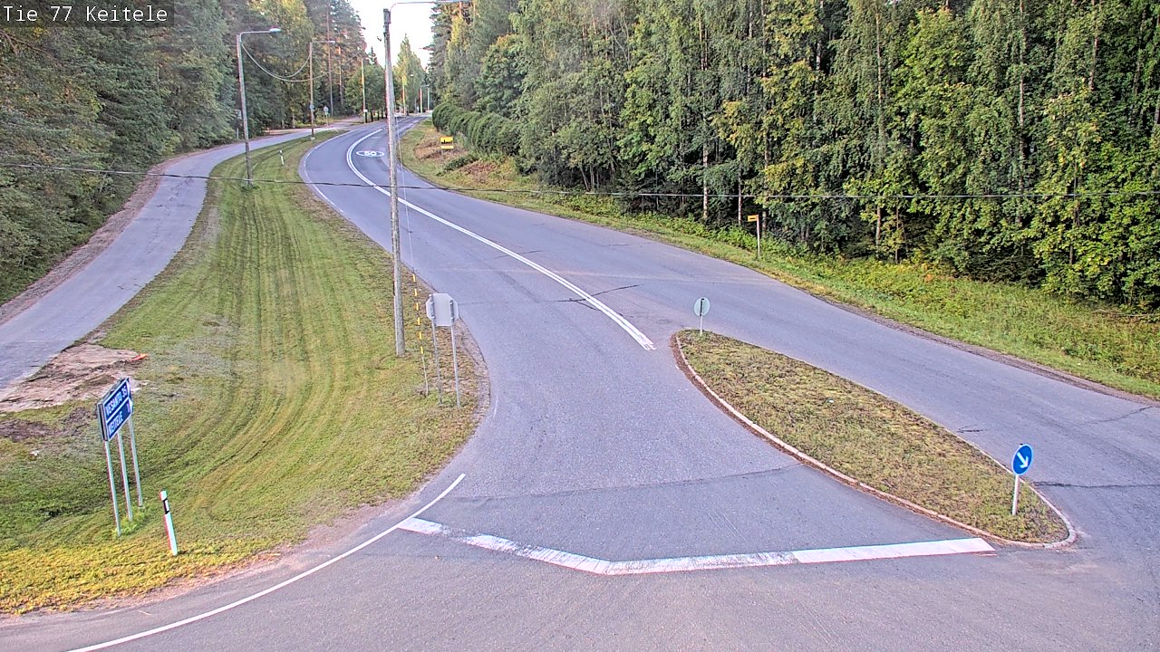 Weather Camera Image Väg 77 Keitele, Keitele, Pohjois-Savo