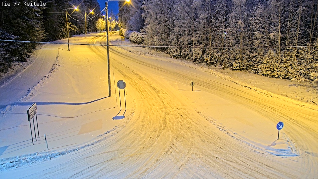 Kelikamerat Kuva Tie 77 Keitele, Keitele, Pohjois-Savo
