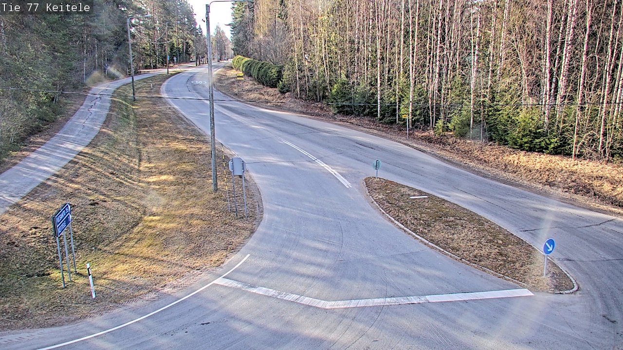 Weather Camera Image Road 77 Keitele, Keitele, Pohjois-Savo