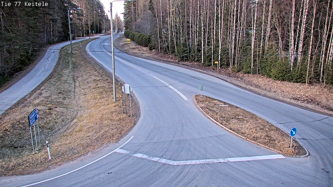 Weather Camera Image Road 77 Keitele, Keitele, Pohjois-Savo