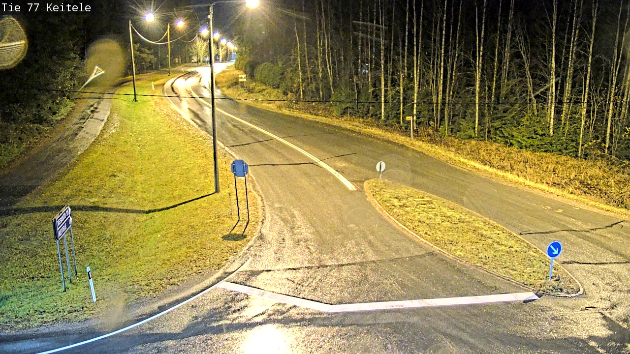Weather Camera Image Väg 77 Keitele, Keitele, Pohjois-Savo
