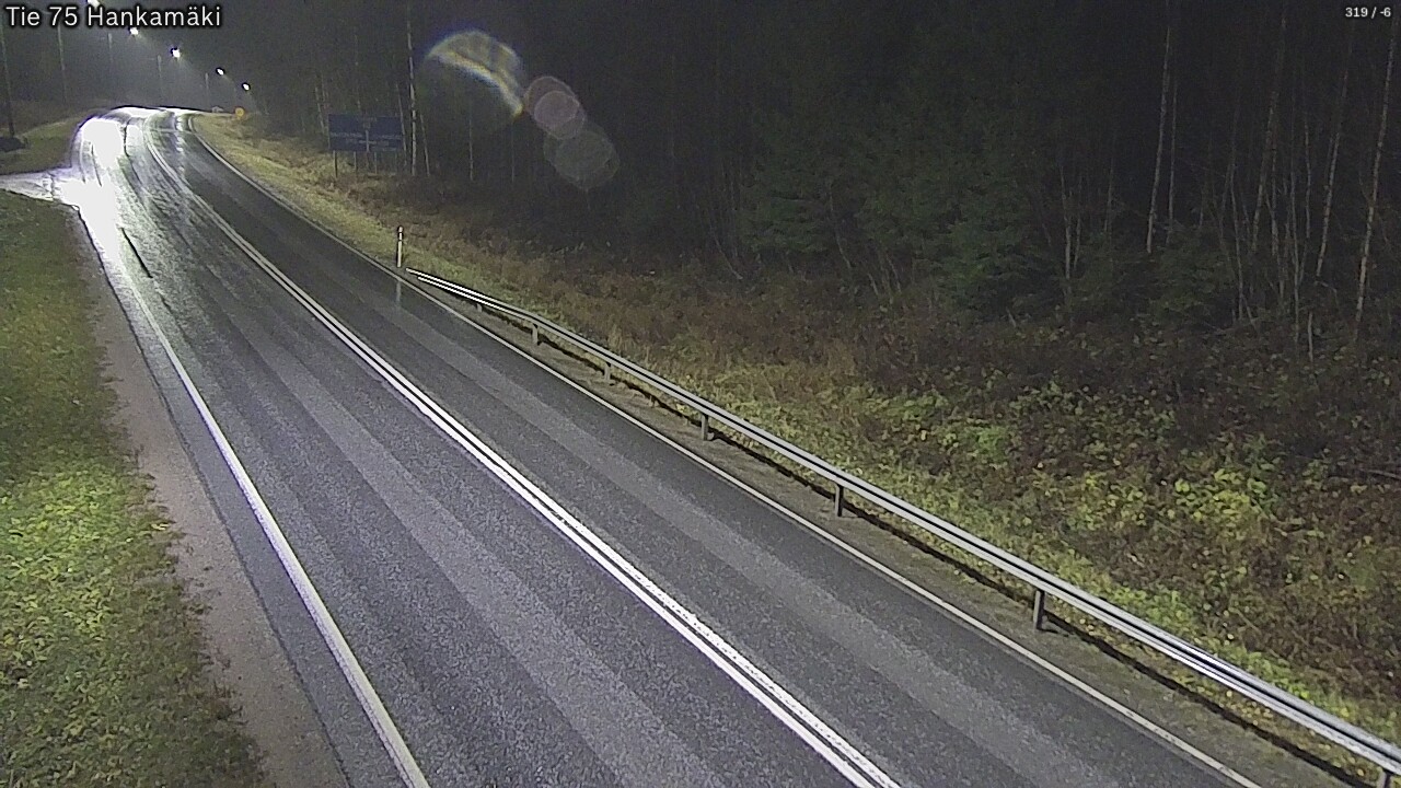 Weather Camera Image Väg 75 Rautavaara, Hankamäki, Rautavaara, Pohjois-Savo