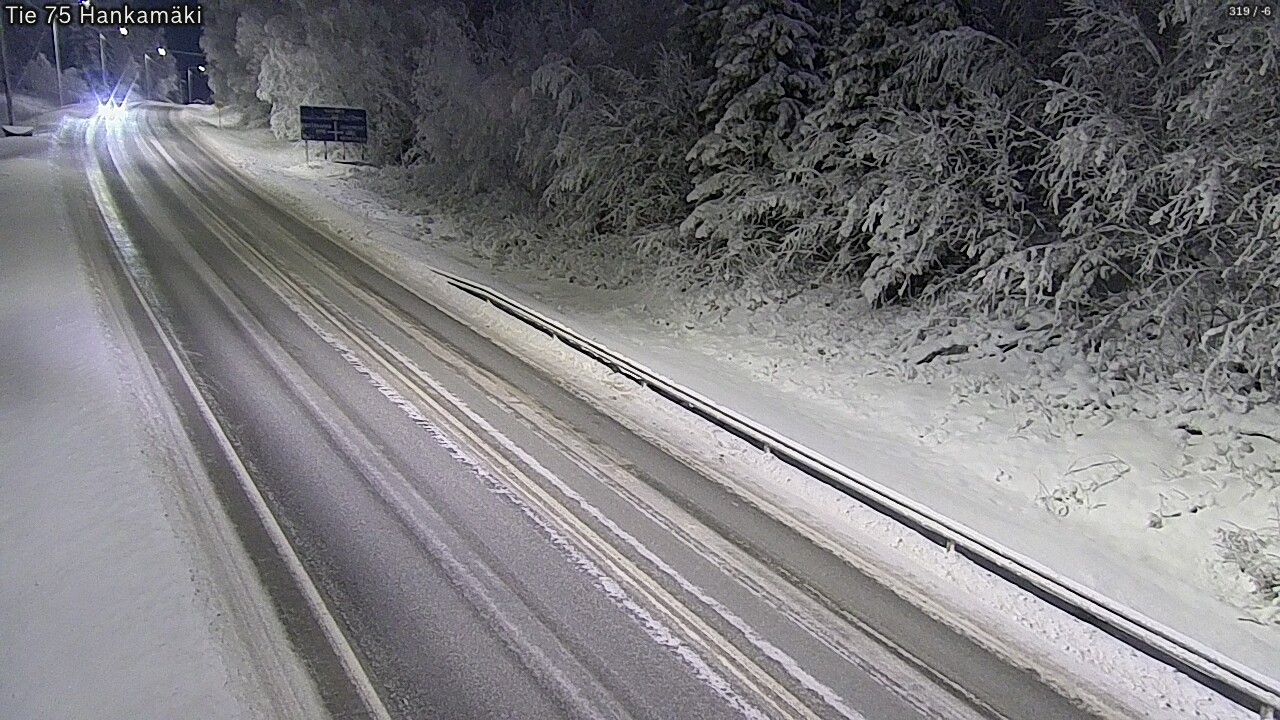 Weather Camera Image Väg 75 Rautavaara, Hankamäki, Rautavaara, Pohjois-Savo