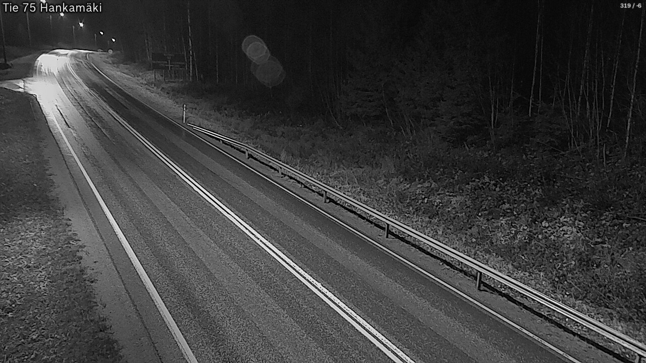 Weather Camera Image Väg 75 Rautavaara, Hankamäki, Rautavaara, Pohjois-Savo
