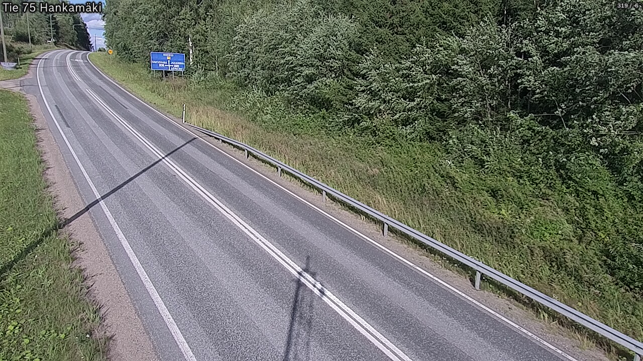 Weather Camera Image Road 75 Rautavaara, Hankamäki, Rautavaara, Pohjois-Savo