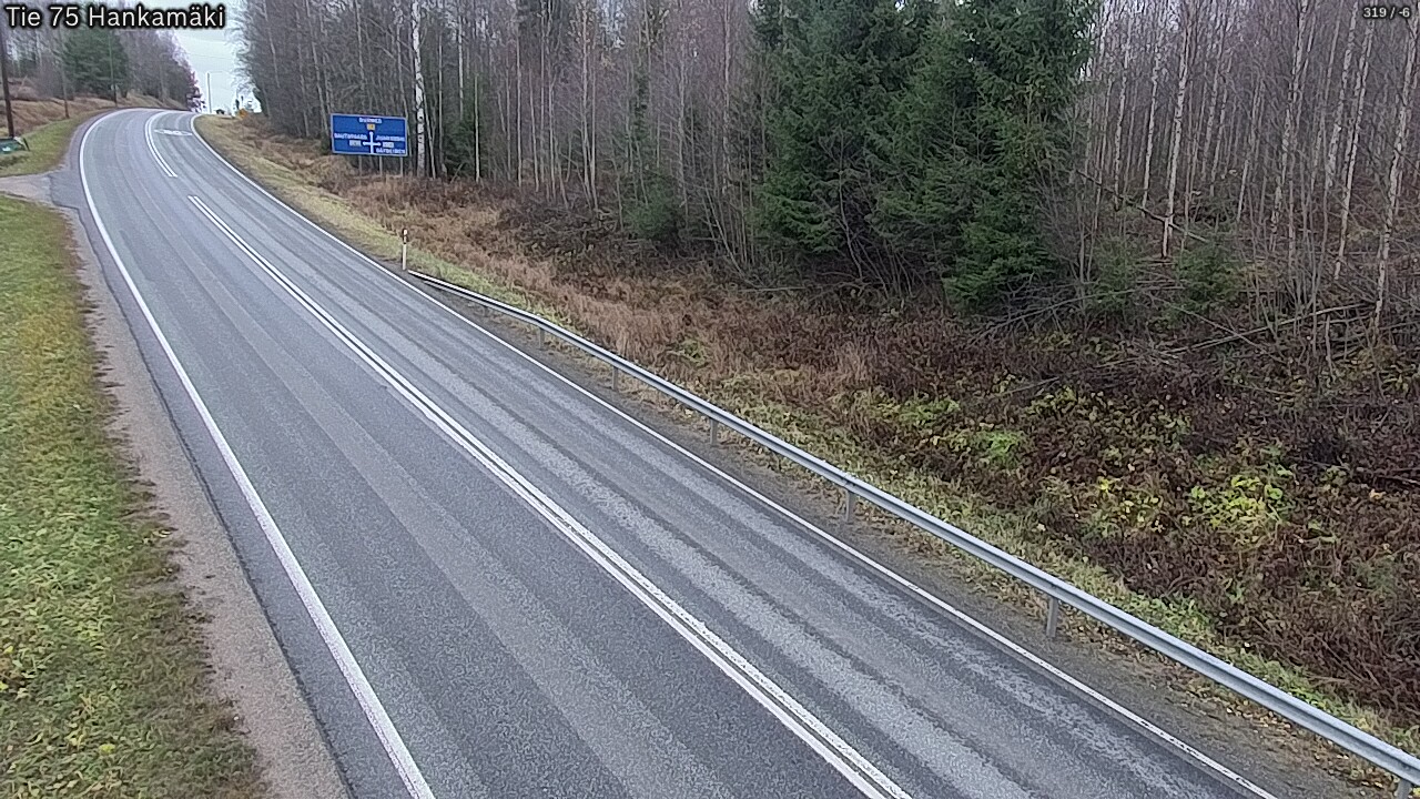 Weather Camera Image Väg 75 Rautavaara, Hankamäki, Rautavaara, Pohjois-Savo