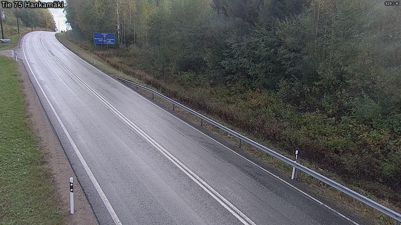 Weather Camera Image Väg 75 Rautavaara, Hankamäki, Rautavaara, Pohjois-Savo