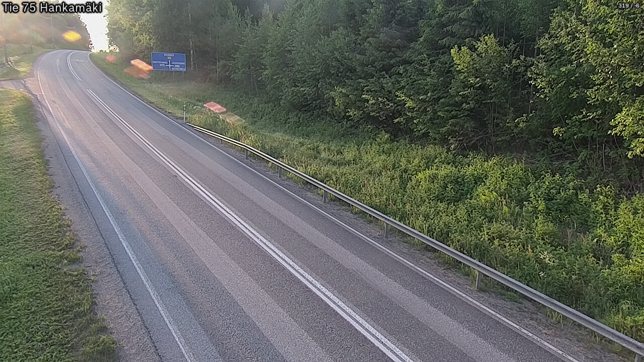Weather Camera Image Road 75 Rautavaara, Hankamäki, Rautavaara, Pohjois-Savo