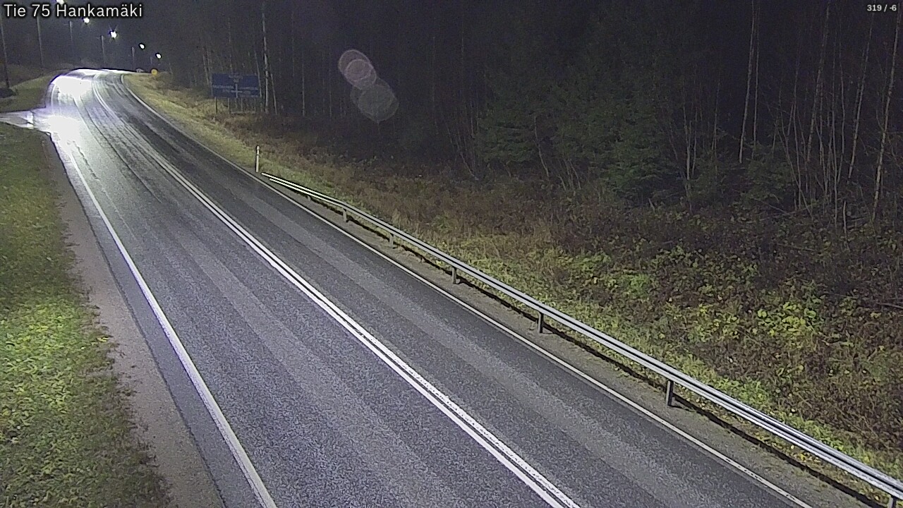 Weather Camera Image Väg 75 Rautavaara, Hankamäki, Rautavaara, Pohjois-Savo