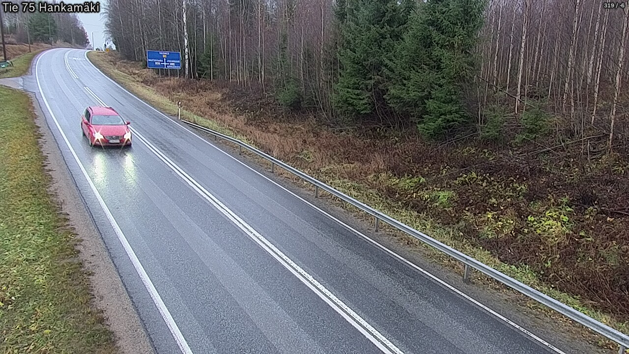 Weather Camera Image Väg 75 Rautavaara, Hankamäki, Rautavaara, Pohjois-Savo