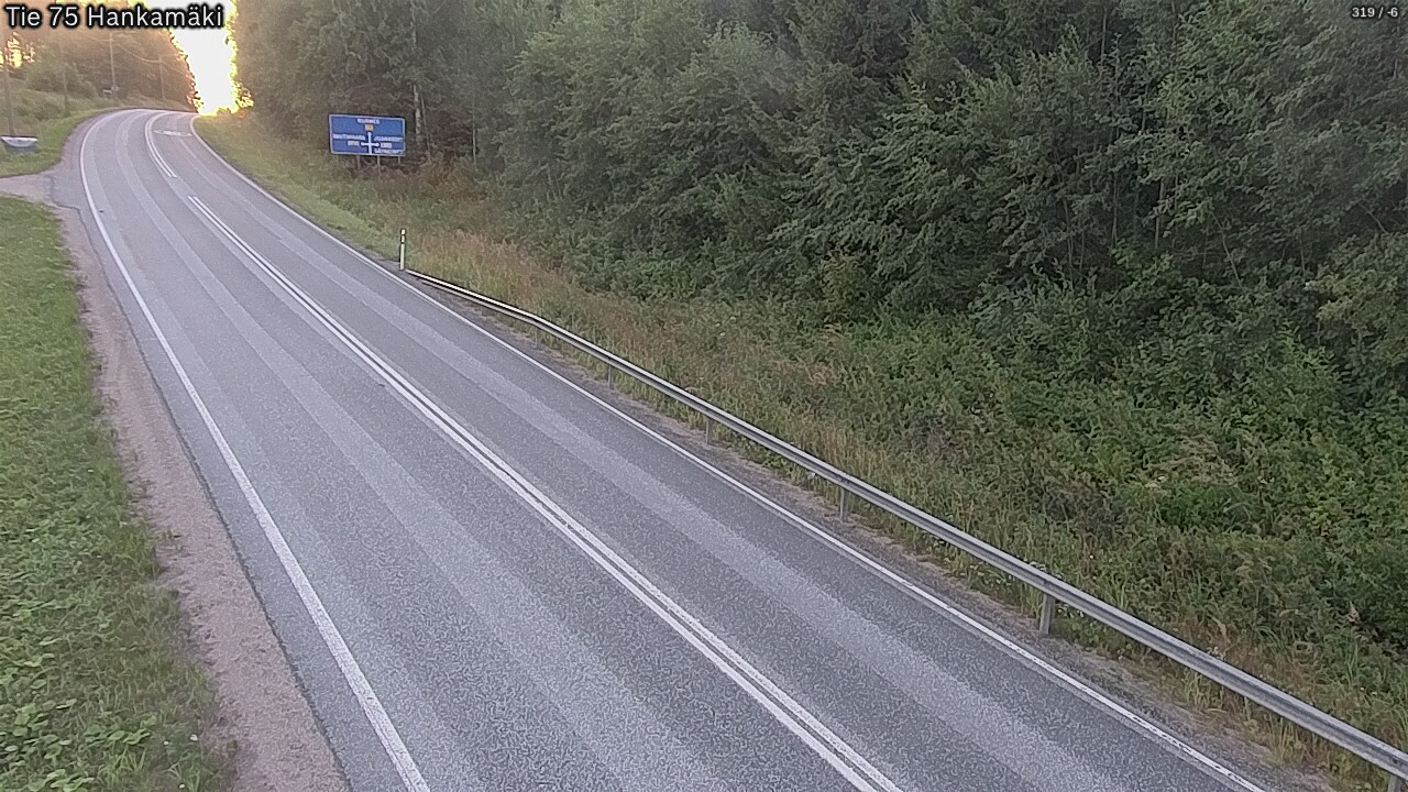 Weather Camera Image Road 75 Rautavaara, Hankamäki, Rautavaara, Pohjois-Savo
