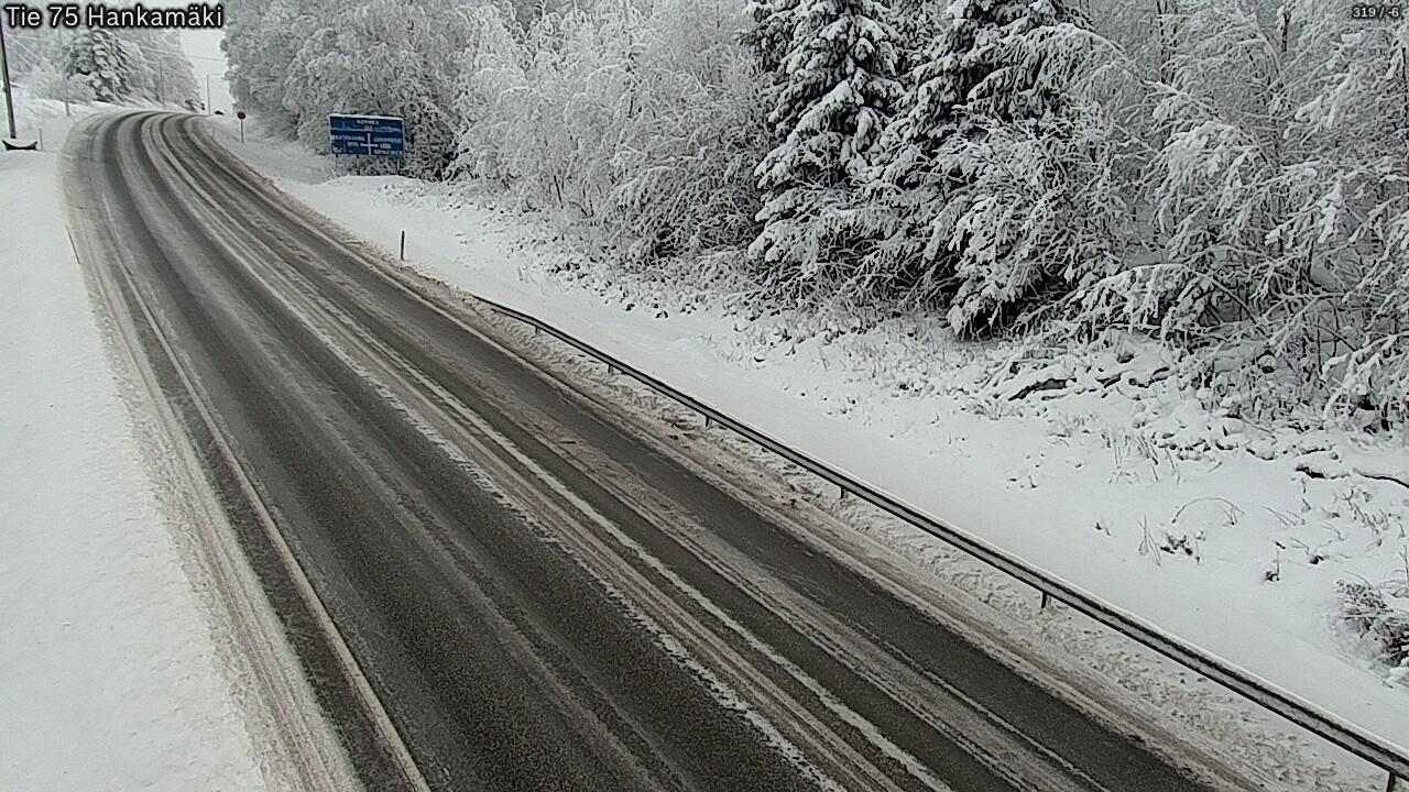 Weather Camera Image Väg 75 Rautavaara, Hankamäki, Rautavaara, Pohjois-Savo