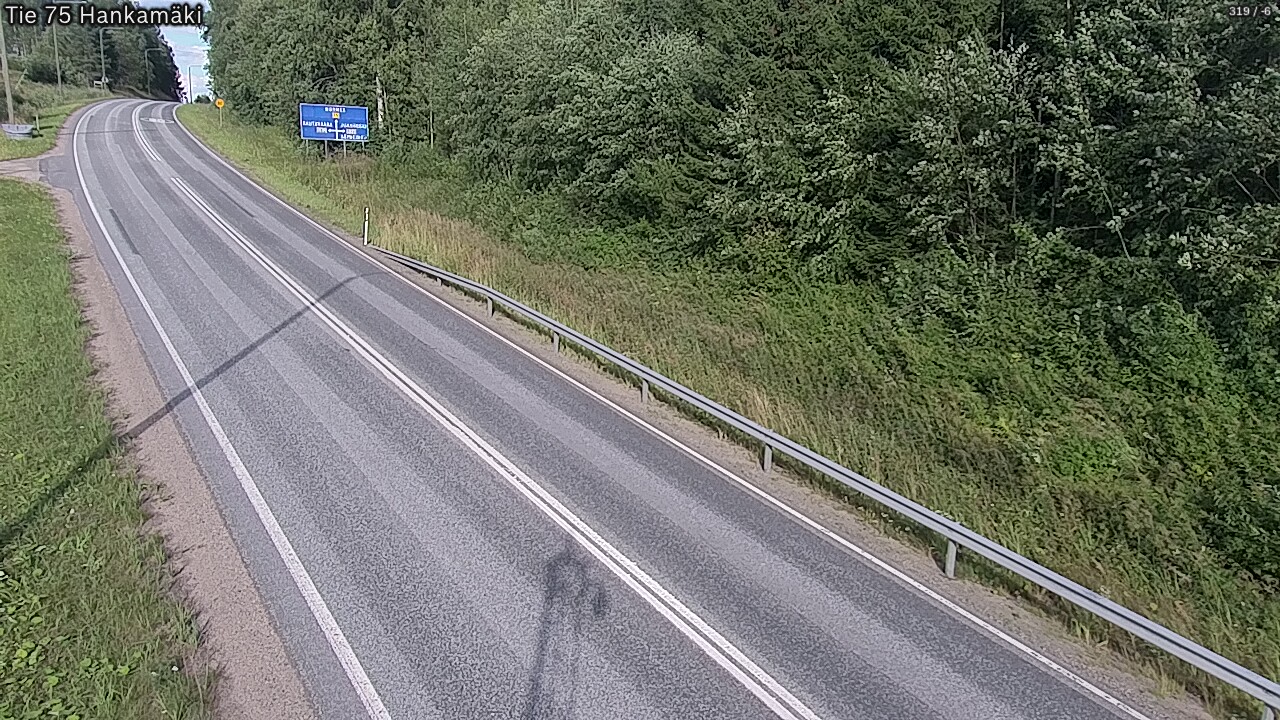 Weather Camera Image Road 75 Rautavaara, Hankamäki, Rautavaara, Pohjois-Savo