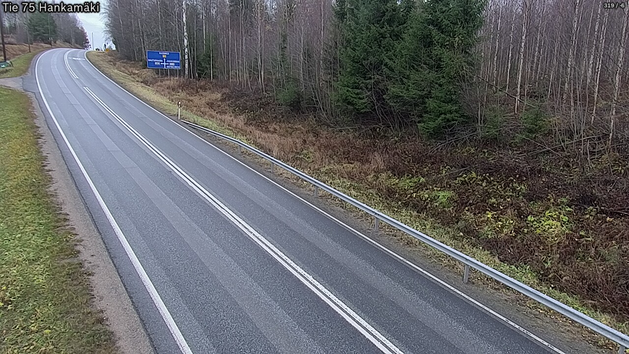 Weather Camera Image Väg 75 Rautavaara, Hankamäki, Rautavaara, Pohjois-Savo