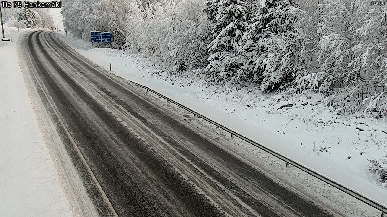 Weather Camera Image Väg 75 Rautavaara, Hankamäki, Rautavaara, Pohjois-Savo