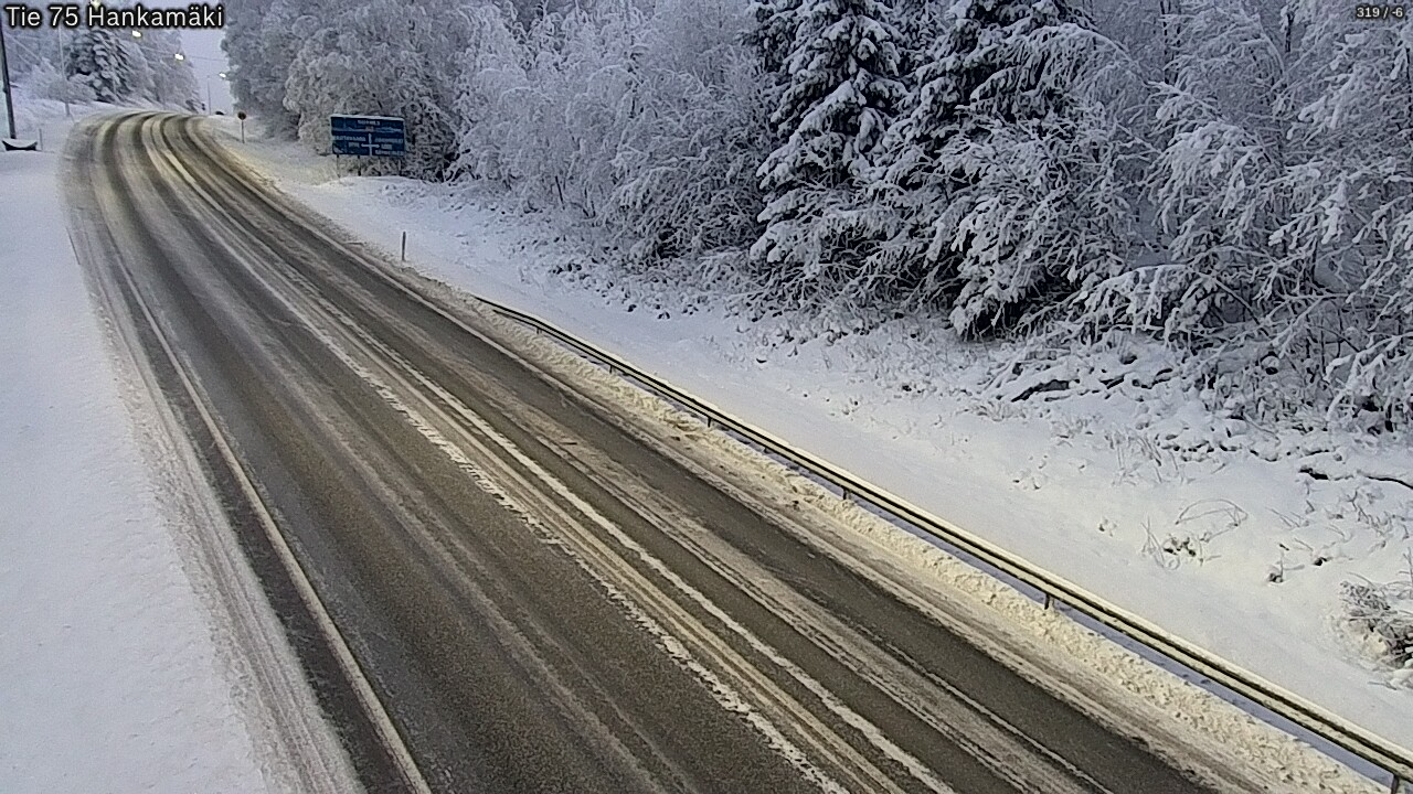 Weather Camera Image Väg 75 Rautavaara, Hankamäki, Rautavaara, Pohjois-Savo