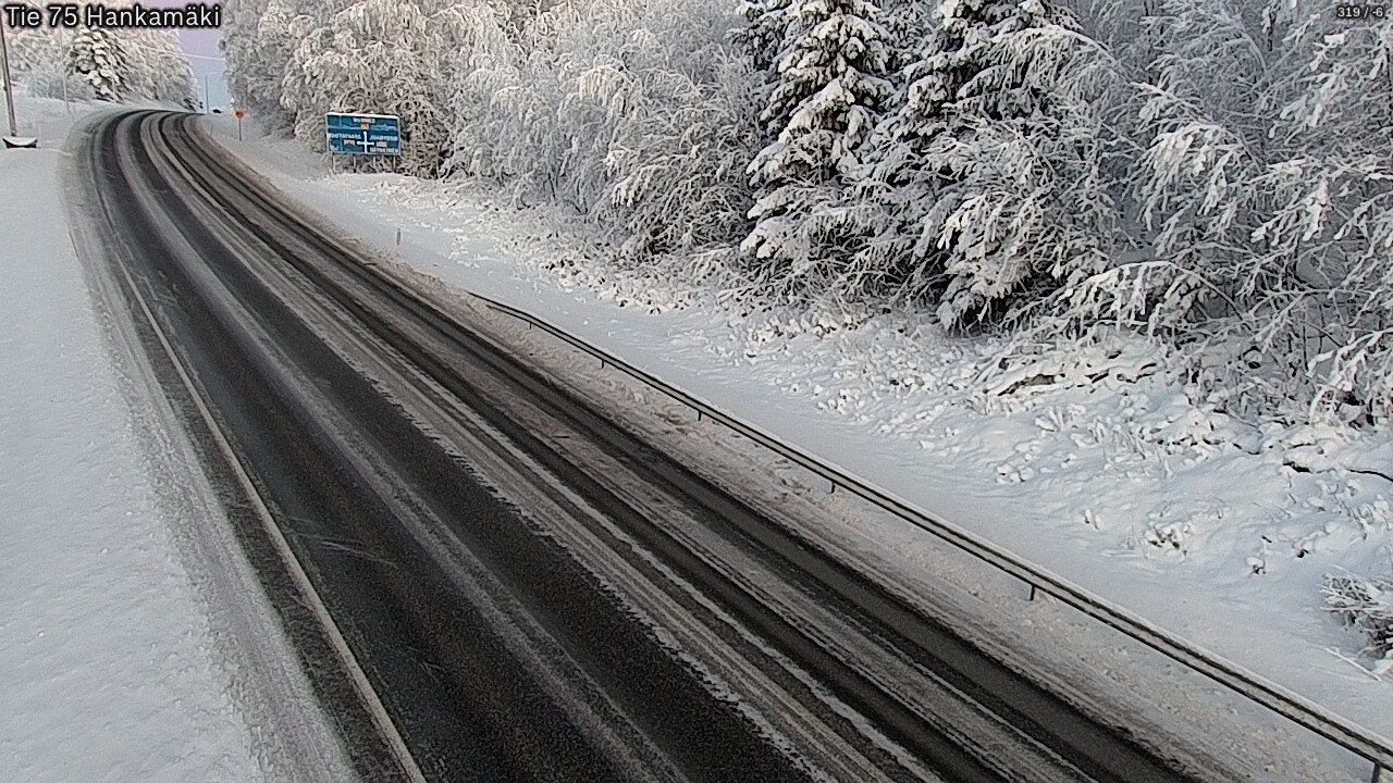 Weather Camera Image Väg 75 Rautavaara, Hankamäki, Rautavaara, Pohjois-Savo
