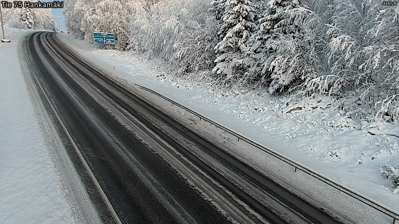 Weather Camera Image Väg 75 Rautavaara, Hankamäki, Rautavaara, Pohjois-Savo