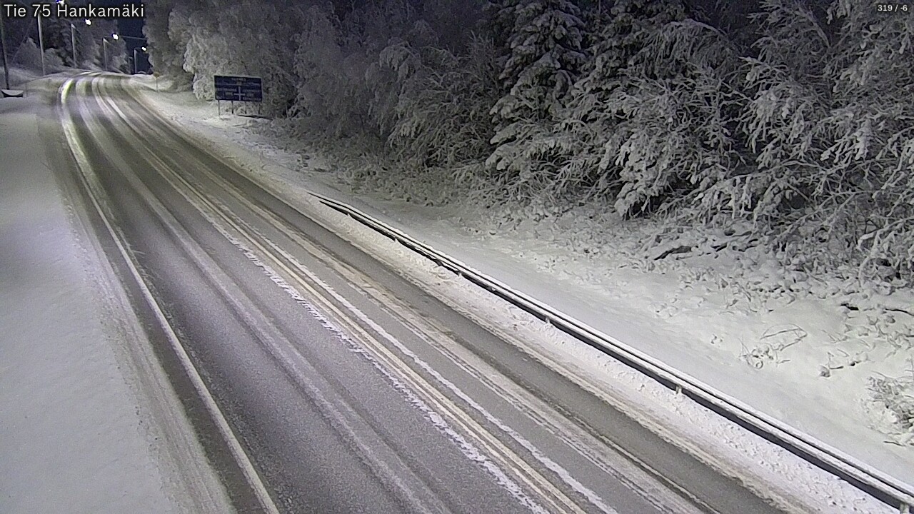 Weather Camera Image Väg 75 Rautavaara, Hankamäki, Rautavaara, Pohjois-Savo