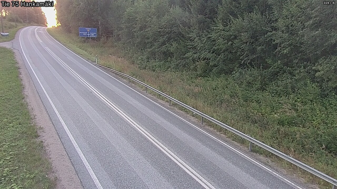 Weather Camera Image Road 75 Rautavaara, Hankamäki, Rautavaara, Pohjois-Savo