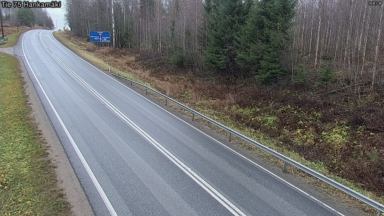 Weather Camera Image Väg 75 Rautavaara, Hankamäki, Rautavaara, Pohjois-Savo