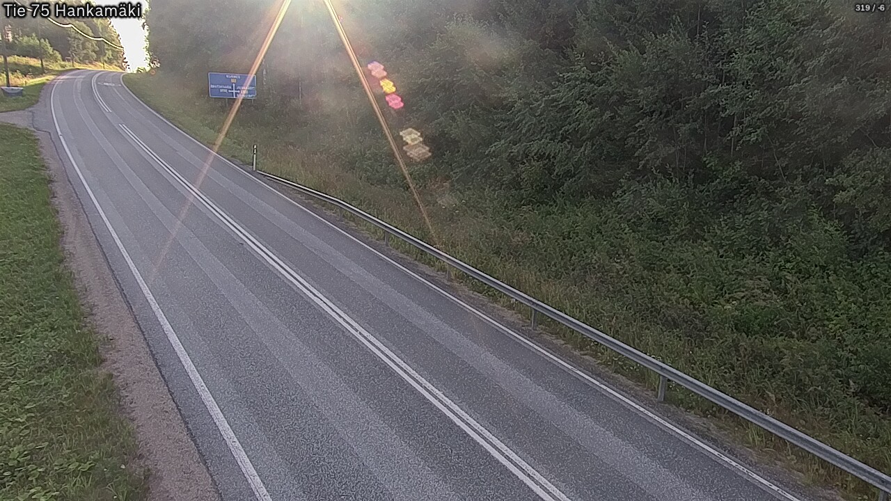 Weather Camera Image Road 75 Rautavaara, Hankamäki, Rautavaara, Pohjois-Savo