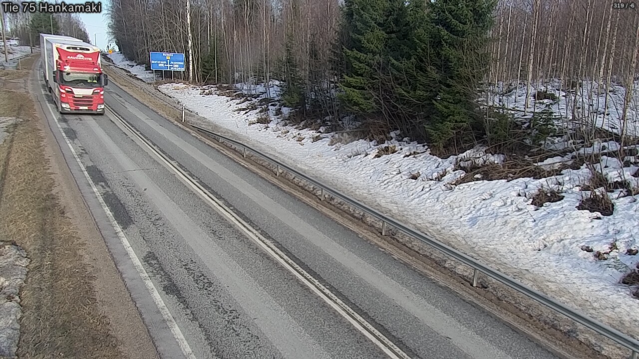 Kelikamerat Kuva Tie 75 Rautavaara, Hankamäki, Rautavaara, Pohjois-Savo