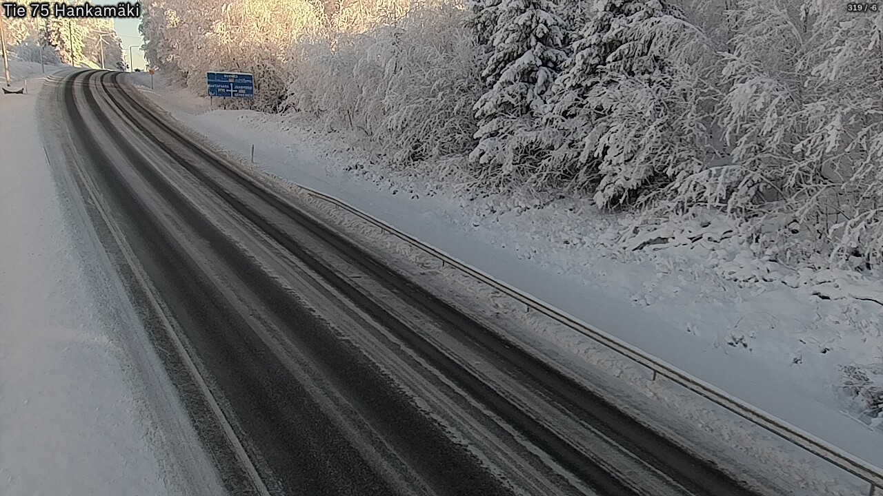 Weather Camera Image Väg 75 Rautavaara, Hankamäki, Rautavaara, Pohjois-Savo