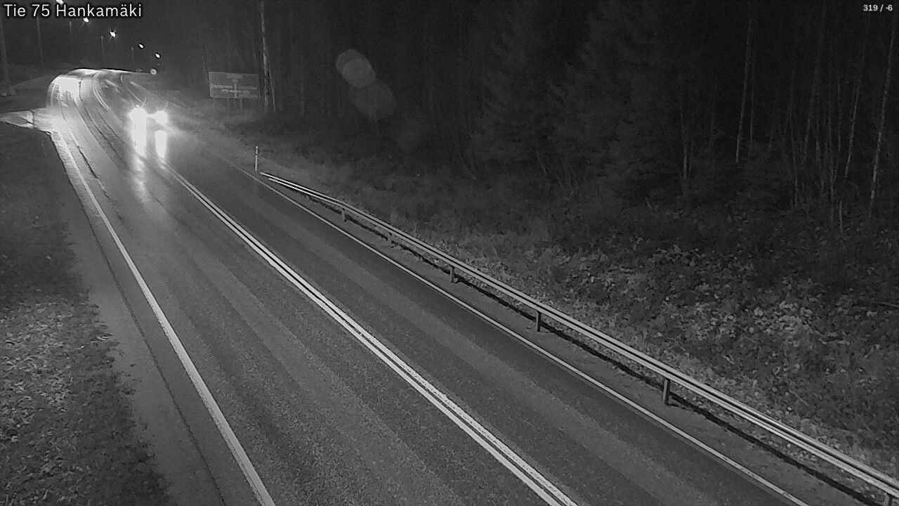 Weather Camera Image Väg 75 Rautavaara, Hankamäki, Rautavaara, Pohjois-Savo